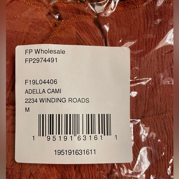 NWT Free People Adella Cami in Winding Roads Size M - Picture 8 of 8